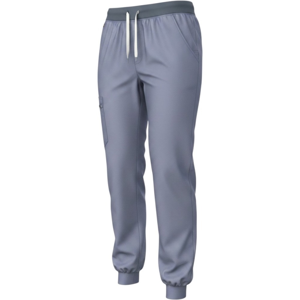FIGS Sz‎ M Jogger Scrubs Pants Pull On 6 Pockets Ribbed Anti-Wrinkle